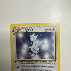 Togetic 1st Edition 16/111 Neo Genesis Holo Rare Pokemon Never played MINT - Image 2