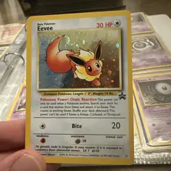 Played Eevee - Holofoil #11 Black Star Promo Pokemon TCG - Image 1