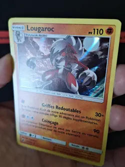 Lougaroc HOLO 75/147 SL3 Ombres Ardentes Carte Pokemon Rare Francais - Image 3
