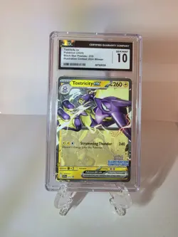 Pokemon Toxtricity ex 215 Scarlet & Violet Promo Illustration Winner CGC 10 - Image 1