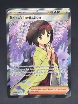 Pokemon TCG - Erika's Invitation 196/165 - Scarlet & Violet 151 - Image 1