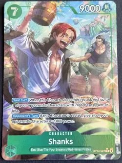 One Piece TCG - Shanks R Alt Art The Azure Sea's Seven OP14-027 NM - Image 1