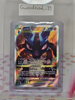 Pokemon TCG Lucario VSTAR Swsh291 Swsh: Sword & Shield Promo Cards Holo - Image 1