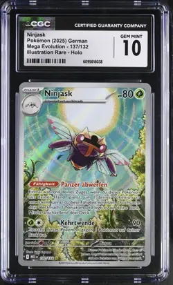 Ninjask 137/132 Art Rare | Deutsch | Near Mint | no PSA CGC Gen Mint 10 - Image 1