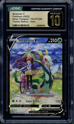 Pokemon CGC 10 Pristine Silver Tempest: Trainer Gallery Serperior V TG13/TG30 - Image 1