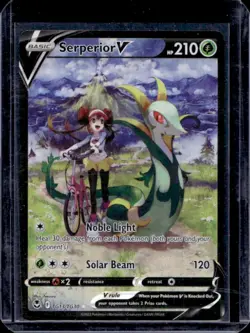 2022 Pokemon SWSH Silver Tempest Serperior V Trainer Gallery Holo #TG13/TG30 - Image 1