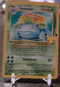 Venusaur - 15/102 - Pokemon Celebrations Classic Collection Holo Rare Card NM - Image 1