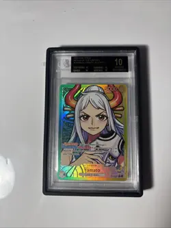 BGS 10 Black Label Yamato Alt Art Leader English OP06-022 One Piece Card Game - Image 2