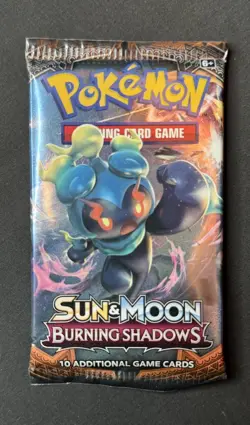 Pokemon TCG Sun & Moon Burning Shadows Booster Pack Lot of 2 - Image 2