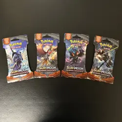 Pokemon TCG - Sun & Moon Burning Shadows Sleeved Booster Packs Complete Art Set - Image 1