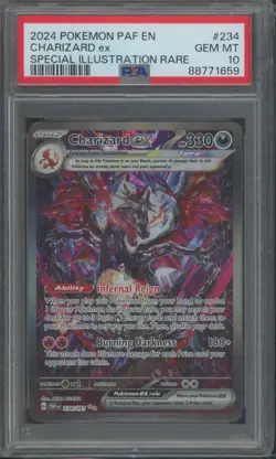 Pokemon TCG Charizard ex 234/091 Paldean Fates Special Illustration Rare PSA 10 - Image 1