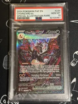 PSA 10 Charizard EX 234/091 Pokemon Paldean Fates Special Illustration Rare SIR - Image 1