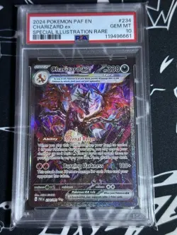 PSA 10 Charizard EX 234/091 Pokemon Paldean Fates Special Illustration Rare SIR - Image 1
