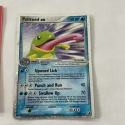 Pokemon Politoed EX 107/115 Unseen Forces Holo Card English Ultra Rare - Image 1