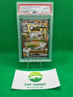 PSA 10 Pokemon Chinese Prize Turn CSV4C 158/129 Maushold ex SAR FA Exclusive - Image 1