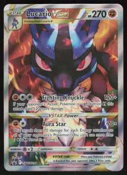 Lucario VSTAR - Holo SWSH291 Promo SWSH: Sword & Shield Promo Cards LP-NM - Image 1
