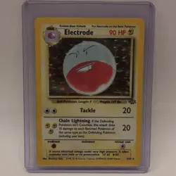Pokemon TCG Electrode Jungle 2/64 Holo Rare Unlimited English Card - Image 1