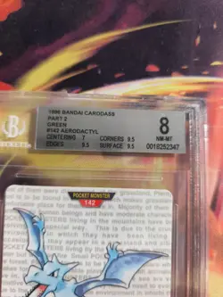 Pokemon Card Monsters collection Carddass 1996 Aerodactyl BGS Beckett 8 (9.5) - Image 4