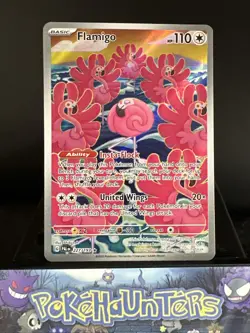 Pokemon Card Flamigo 227/193 Paldea Evolved Illustration Rare Near Mint - Image 1
