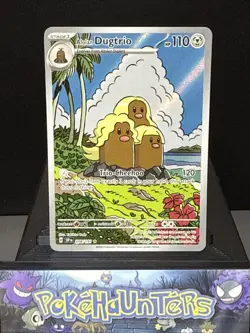 Pokemon Card Alolan Dugtrio 208/191 Illustration Rare Surging Sparks Near Mint - Image 1