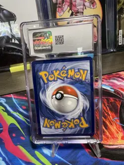 Pokemon TCG Ducklett Card 109/086 Illustration Rare, White Flare CGC 9.5 Mint + - Image 2
