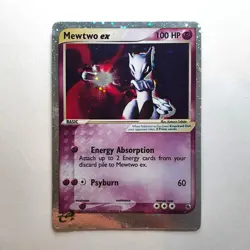 Mewtwo ex 101/109 Holo Rare Ruby & Sapphire LP/MP Pokemon Card - Image 1