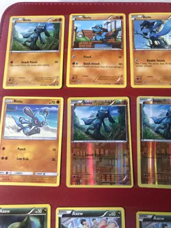 40 Pokemon Card Bundle Everything Pictured Including Riolu Larvitar Gible - Image 3