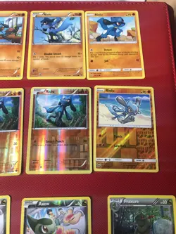 40 Pokemon Card Bundle Everything Pictured Including Riolu Larvitar Gible - Image 4