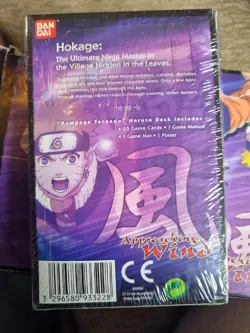 Naruto Trading Card Game COLLECTABLE RAMPAGE TERNADO APPROACHING WIND New Sealed - Image 2