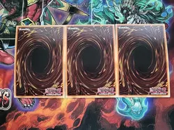 Yugioh Sacred Beast God 3 Card Set ULTRA RARE Raviel Hamon Uria LC02 NM - Image 2