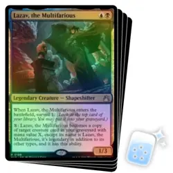 FOIL LAZAV, THE MULTIFARIOUS X4 Ravnica Remastered Magic MTG MINT CARD - Image 1
