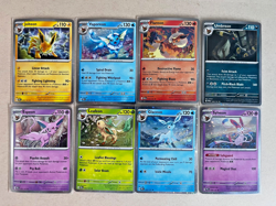 Prismatic Evolutions Costco Cosmos Holo Promo Cards Full Set Of 8 Eeveelutions - Image 1