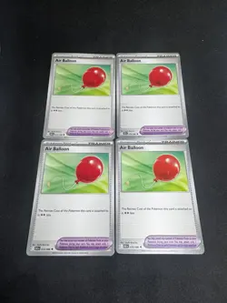 Air Balloon Playset | x4 Pokemon TCG Cards | Black Bolt 079/086 NM - Image 1