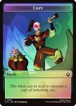 Copy / Spirit Token Foil Avatar: The Last Airbender NM MTG - Image 1