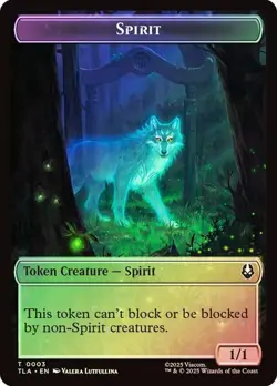 Copy / Spirit Token Foil Avatar: The Last Airbender NM MTG - Image 2