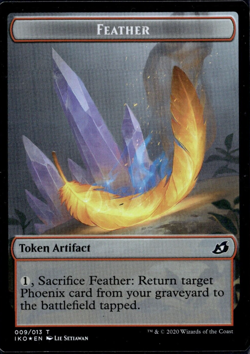 Human Soldier/Feather Token In Foil! MTG Magic The Gathering - Image 2