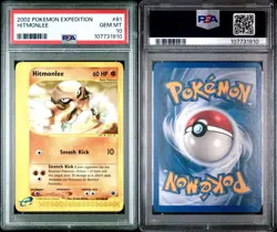 2002 POKEMON EXPEDITION HITMONLEE 81 PSA 10 GEM MINT LOW POP - Image 1