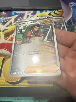 Pokemon Explorer's Guidance 147/162 Regional Championships STAFF Promo NM + FREE - Image 3