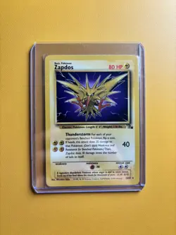 Zapdos | 30/62 | Fossil Non-Holo Rare 1999 | Pokemon LP - Image 4