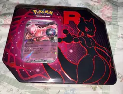 Pokemon Team Rocket MewTwo Tin New Sealed Destined Rivals - NEW / SEALED - Image 1