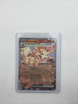 Pokemon TCG Arcanine EX Double Rare Scarlet & Violet Base Set 032/198 - Image 1