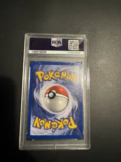 Pokemon 2000 Blaine's Arcanine Holo Swirl Gym Challenge #1 PSA 9 - Image 2