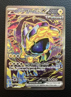 POKEMON TCG - PRISMATIC EVOLUTIONS - IRON HANDS EX 154/131 SIR NM b #131 - Image 1