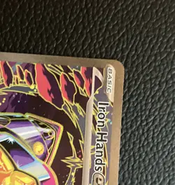 POKEMON TCG - PRISMATIC EVOLUTIONS - IRON HANDS EX 154/131 SIR NM b #131 - Image 4