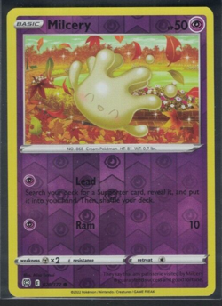 Pokemon Brilliant Stars Milcery 070/172 Reverse Holo Common NM - Image 1