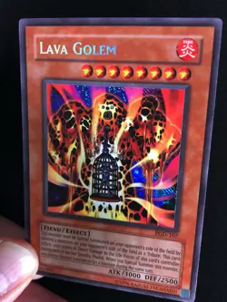 Yugioh MISPRINT! Lava Golem PGD-107 Secret (LP) - Image 1