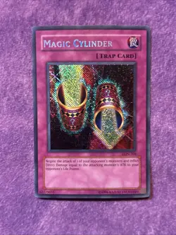 1x YuGiOh MAGIC CYLINDER Reverse Secret Rare MP LON-104 MISPRINT - Image 1
