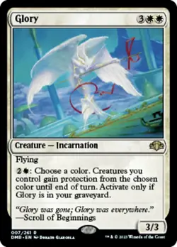 Glory - Foil x1 NM Magic the Gathering 1x Dominaria Remastered mtg card - Image 1
