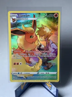 NM Flareon TG01/TG30 - Pokemon TCG Brilliant Stars Sword & Shield Holo Rare Card - Image 1