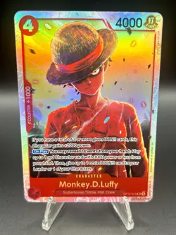 • Monkey D. Luffy • OP12-015 SR Legacy Of The Master Holo Foil One Piece TCG NM - Image 2